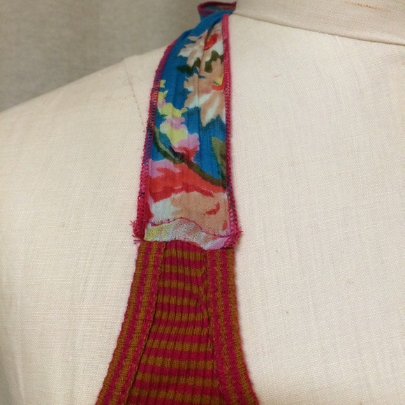 Free People FP One Striped Halter Ribbed Tank - Picture 4 of 4